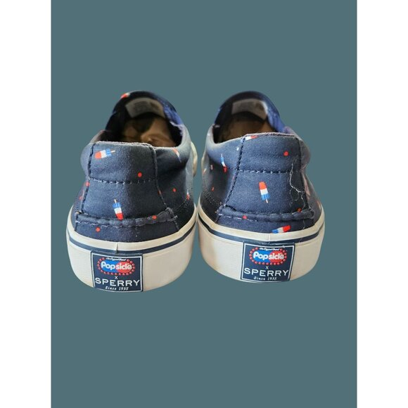 Sperry x Popsicle Striper TG Firecracker Ice Cream Slip On Shoes Mens 9 - Picture 6 of 10